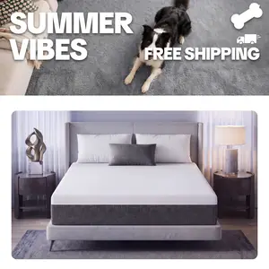 【Summervibes】10 Inch Thick High Resilience Sponge Mattress Cloud Like Comfort Pressure Relief Ergonomic Support Anti Sag Floor Mattress For Home Dorm Apartment