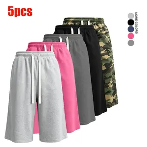 Pack of 5 Loose Three-Quarter Sweatpants | Summer Essential Set