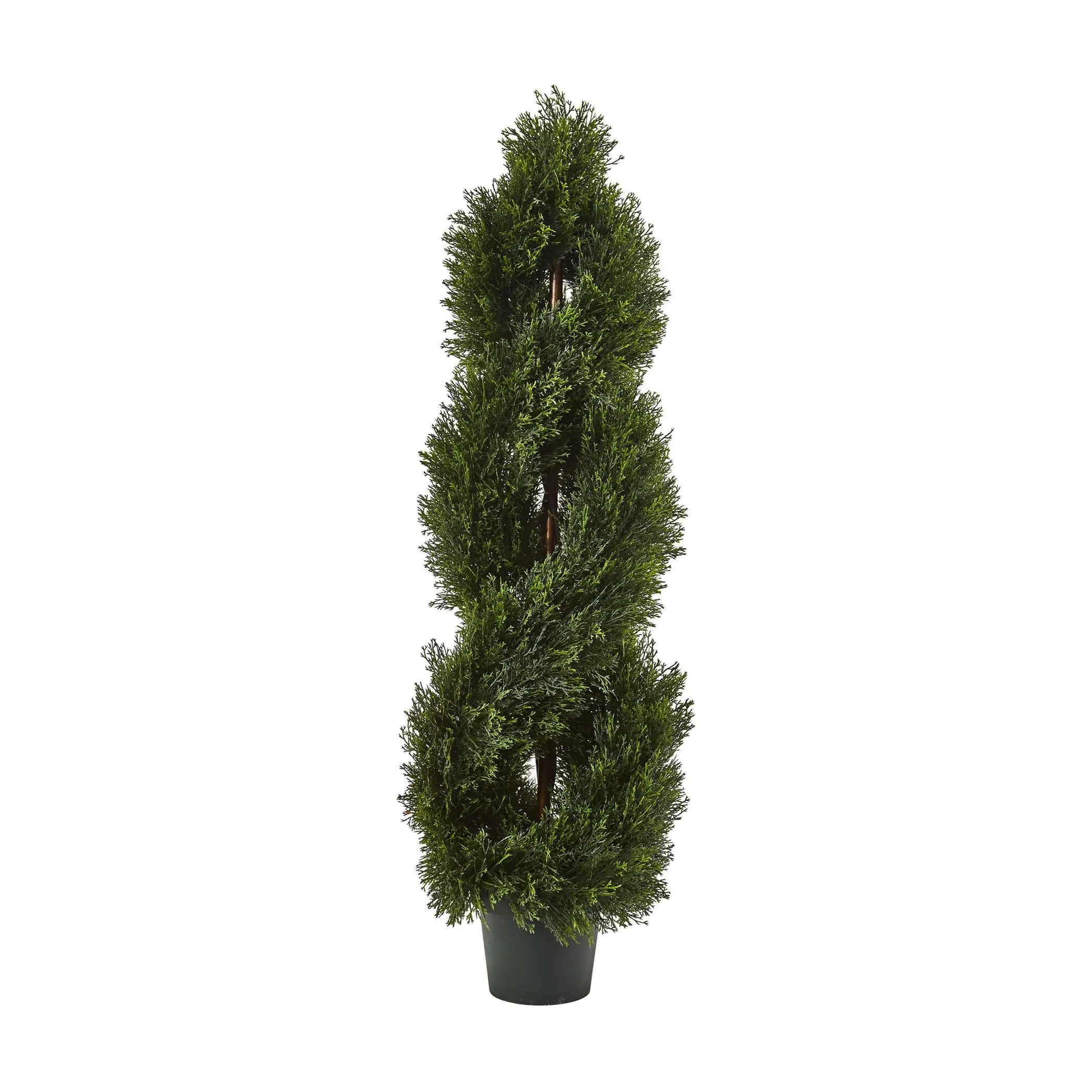 4' Double Pond Cypress Spiral Topiary by NearlyNatural