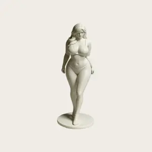 3D Printed Female Statue, Pla Material, Desktop Ornament, Holiday Decor, Ideal for Model Enthusiasts, Birthday Gift