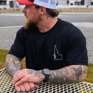 State Outline Lineman T-Shirt — ALL states are available  — Unisex, Casual, Comfortable & Soft