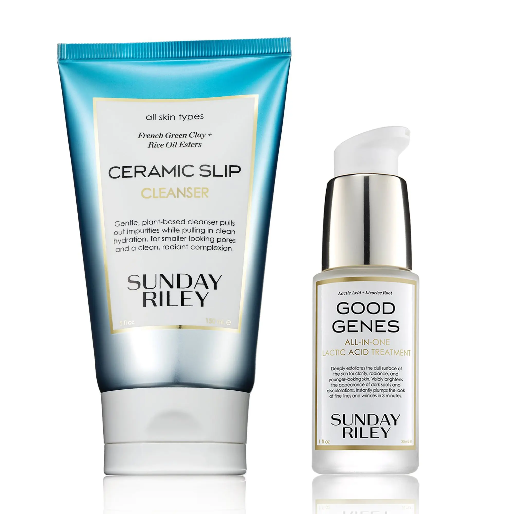 Flash Fix Bundle: Full-Size Good Genes & Ceramic Slip Skin Care Kit with Lactic Acid, Brightening Formula for All Skin Types Flash Fix Bundle: Full-Size Good Genes & Ceramic Slip Skin Care Kit with Lactic Acid, Brightening Formula for All Skin Types