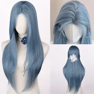 Synthetic Lace Front Wig Heat Resistant Glueless Natural Looking for women Holiday Wedding Cosplay Anime