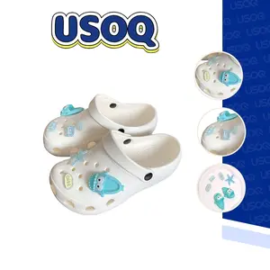 USOQ 7pcs Shoe Charm Mini Shark Slippers Adaptation Cave Shoes Crystal Accessories  Flower Sandals  DIY Shoes Decorations Cute Footwear Comfort Bedroom Knee