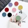 Solid Color Design Soft Silicone Mobile Phone Grip Holder, Collapsible & Expandable Phone Grip Stand, Phone Accessories for Smartphones, Cell Phone Mount, Flexible Silicone Phone Holder, Cellphone