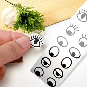 1set Interesting Mini Stickers, Eye Stickers Labels, Self-Adhesive Eye Stickers, Craft Decoration Additions, Suitable for Home Decoration, Holiday Decorations for Easter, Halloween, Thanksgiving, Christmas, And Winter Party New Year Decorations