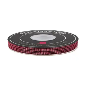 TINY CHECK PINK 3/8" WIDTH - BY CORI DANTINI Ribbon by the yard Renaissance Ribbons