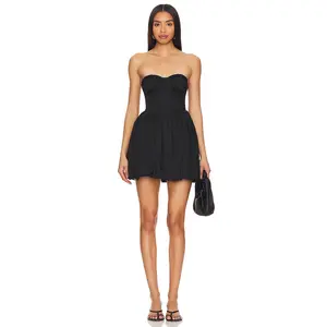 MORE TO COME Flynn Mini Dress in Black