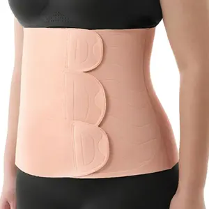 Postpartum Belly Band for C-Section &  Birth Recovery, 3D Lifting Abdominal Binder with Ergonomic Back Support, Seamless Post Surgery Belly Wrap Shapewear