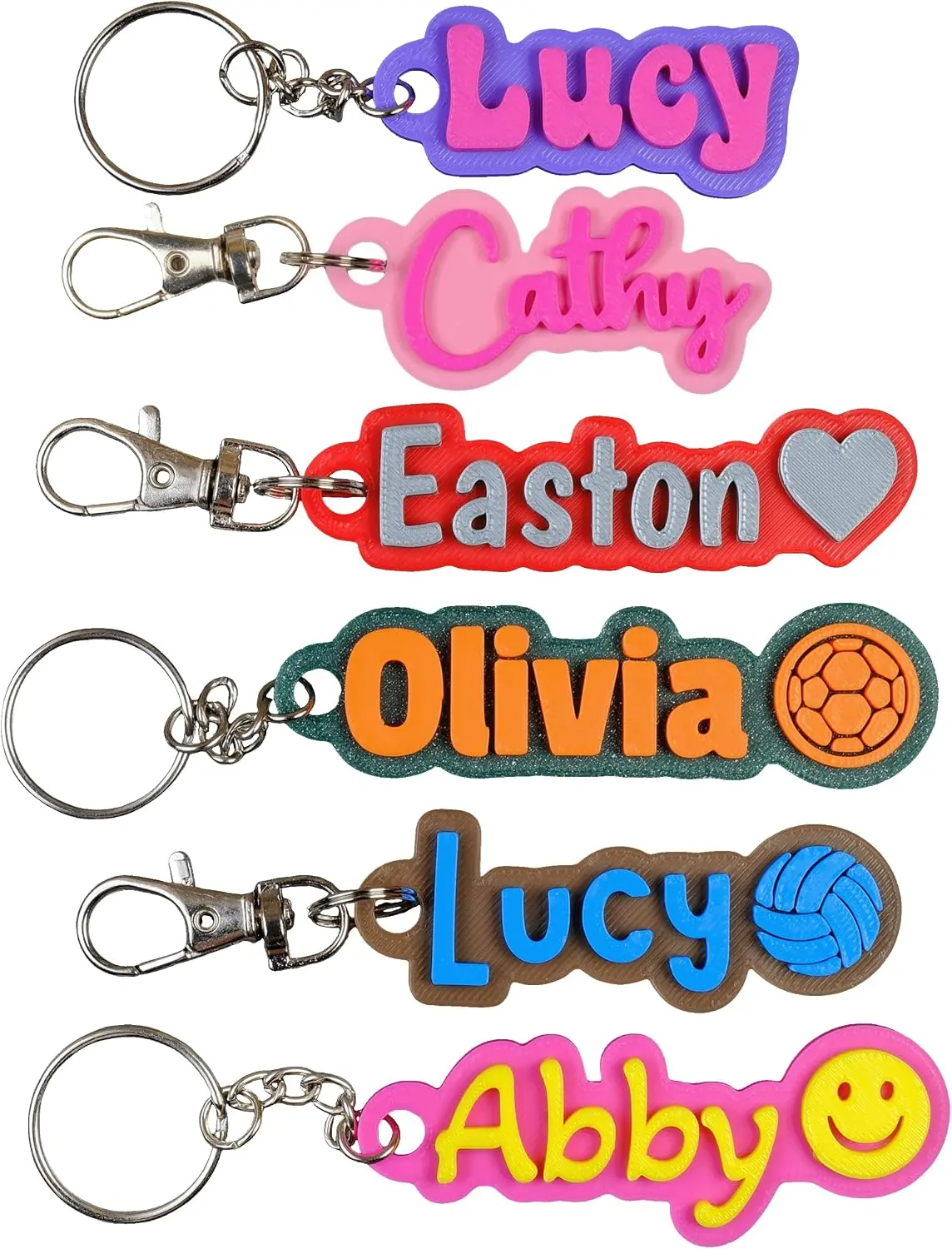 Heavenly Jewell's Custom Keychain – 3D Printed Personalized Keychain
