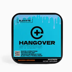 Elevate Hangover Strips - RAPID HYDRATION | NAUSEA RELIEF | HEADACHE REDUCTION | ELECTROLYTE BOOST