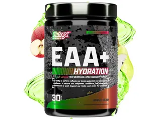 Nutrex Research EAA Hydration | EAAs + BCAAs Powder | Muscle Recovery, Strength, Muscle Building, Endurance | 8G Essential Amino Acids + Electrolytes | 30 Servings, Ideal Gym diet   Fitness Dietary Edible Supplement