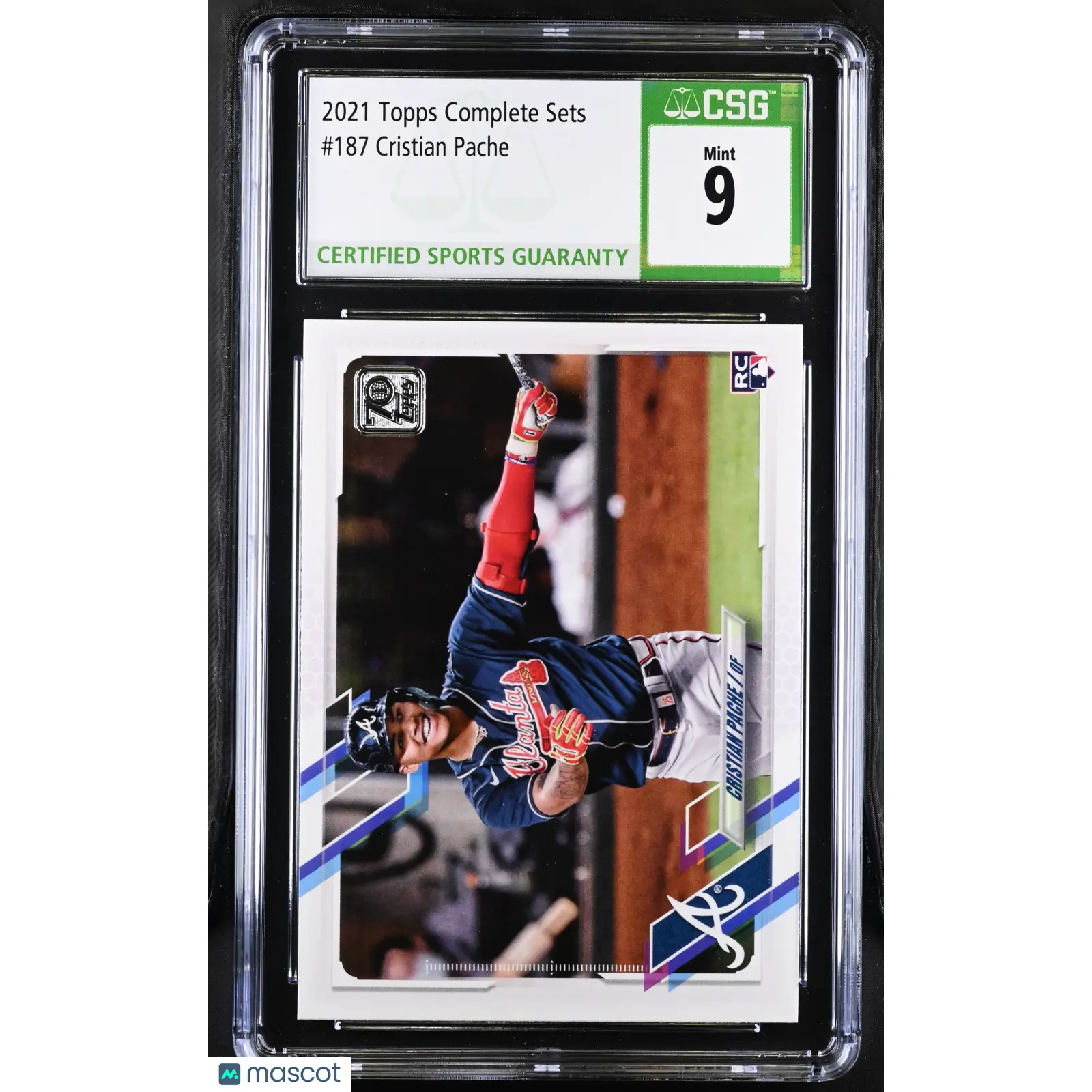 Cristian Pache CGC 2021 Complete Sets #187 Baseball 9