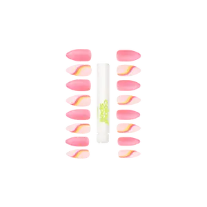 Press On Nails & Glue - Hot Pink