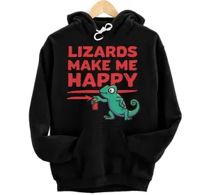 Lizards Make Meh Happy Lizard Hoodie, Sweatshirt, T-Shirt