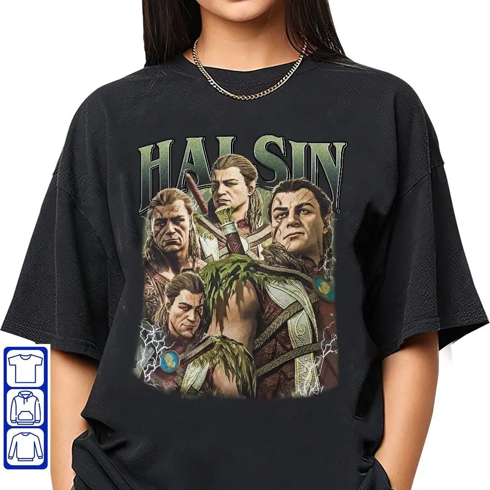 Limited Halsin Baldurs Gate 3 Vintage T-Shirt, Gift For Women and Man Unisex T-Shirt