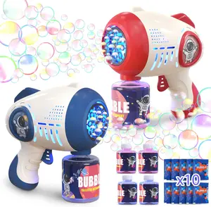 Eagle Stone 2 Pack Bubble Machine, Automatic Light Up Bubble Blower with 4 Bottles 10 Bags Refill Solution, Bubble Toys, Wedding Birthday Valentine's Day gift tiktokshopspringglowup,summervibes