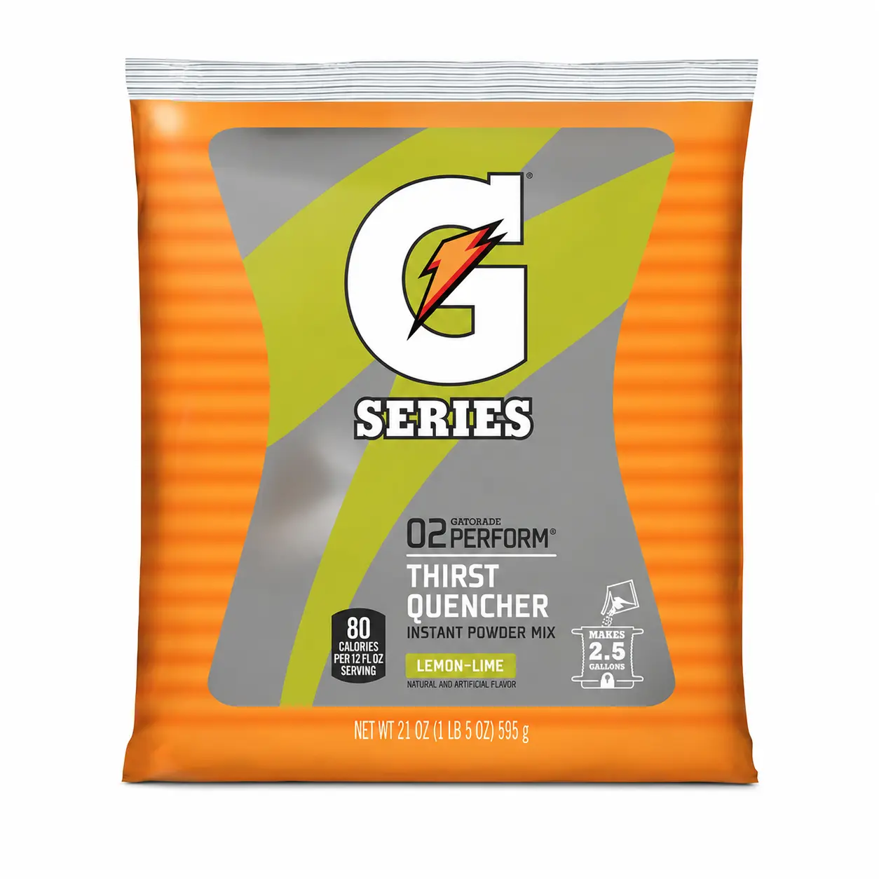 Gatorade Lemon-Lime Flavored Drink Concentrate Powder Pouch, 21 oz Lightweight Portable Hydration Hack with Electrolyte Balance Support, Controls Flavor Intensity for Gym Sessions Optimal Performance Quick Refreshing Hydration for Adults