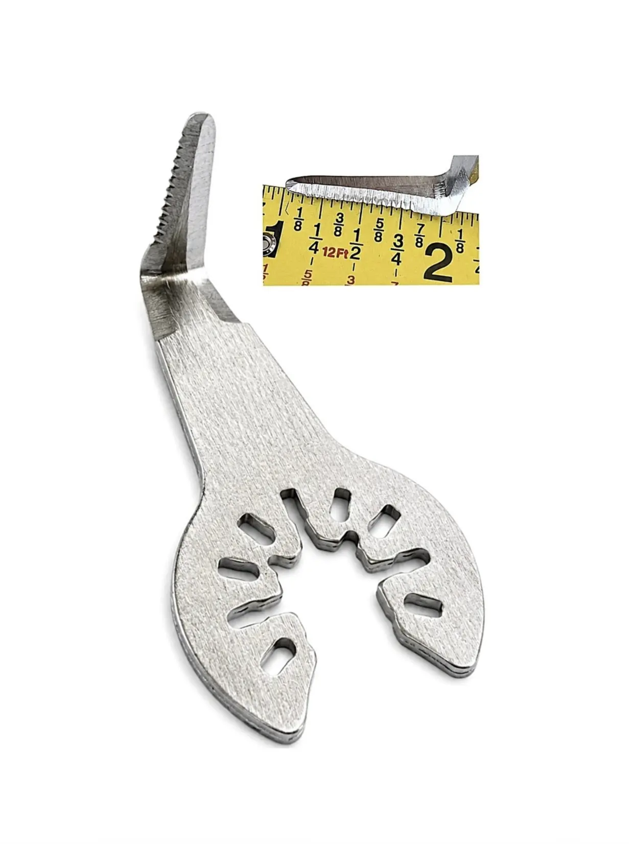 1" Multi-Tool Cold Knife Blade, Serrated Precision Windshield Removal Tool for Clean Auto Glass Cutting