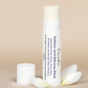 Salmon and Silicone Facial Rods for Scars, Fine Lines, Wrinkles, Rough Skin, Anti Aging Formula, Skincare Tool, Face Care Accessories