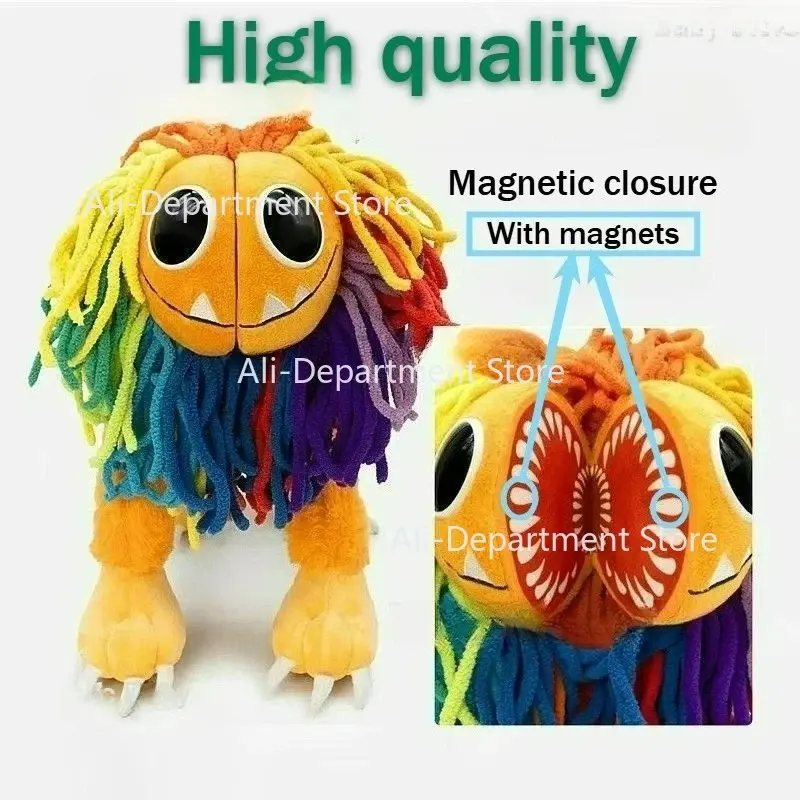 25cm Yarnaby  Nightmare Critters Doll Colorful Lion Smile Bedroom Sofa Decora Pillow Cushions Birthday Gifts Toys for Kids