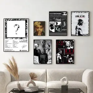Singer XXXTentacion Poster High Definition Poster – Self-Adhesive & Waterproof Wall Decor for Home Hotel Apartment Living Room Bedroom & Hallway Ideal Gift