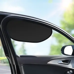 Summer Car Side Window Static Sunshade Curtain, Gel Thick Insulation, No Trace, Non-Obstructive View, Universal Fit, Driver Sun Protection