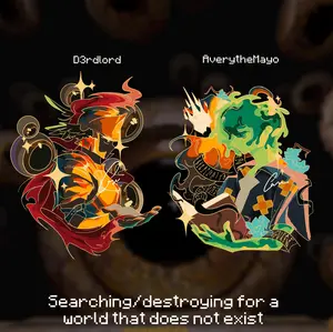 Destroy a world that does not exist Searching for a world that does not exist ARG Avery D3rdlord King in yellow Keychain