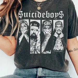 Vintage Art G59 $uiciBoys Shirt, Grey Tour G59 Merch, Ruby And Scrim Tee, Music Fans Gifts, Vintage Boyband T-shirt, Comfort Colors Unisex, Full Size Options, Streetwear, Trendy Outfits