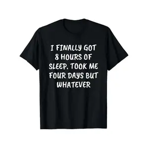 "Can’t Sleep" Funny Insomnia T-Shirt – Sarcastic Quote Cotton Tee for Men and Women, Casual Crew Neck Short Sleeve good graphic tees