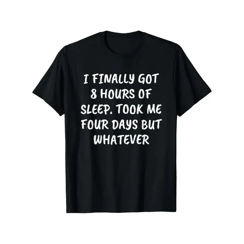 "Can’t Sleep" Funny Insomnia T-Shirt – Sarcastic Quote Cotton Tee for Men and Women, Casual Crew Neck Short Sleeve good graphic tees