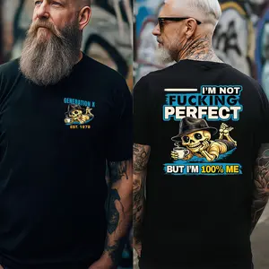 [Generation Studio] Personalized Year 1965-1980 I Not Perfect Generation X Shirt, But I AM 100% Me Generation X Shirt, For Men, For Women