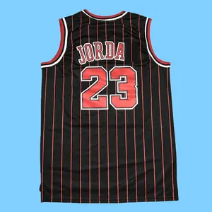 Men's Classic-Design Sleeveless stitched Basketball Jerseys Black shirt 1997-98