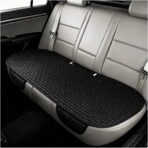Car Back Seat Cover with Side Pockets,Breathable & All-Season Bench Seat Cover for Back Seats Protection,Anti-Slip Backs Seats Protector Car Interior Accessories for Cars,SUVs