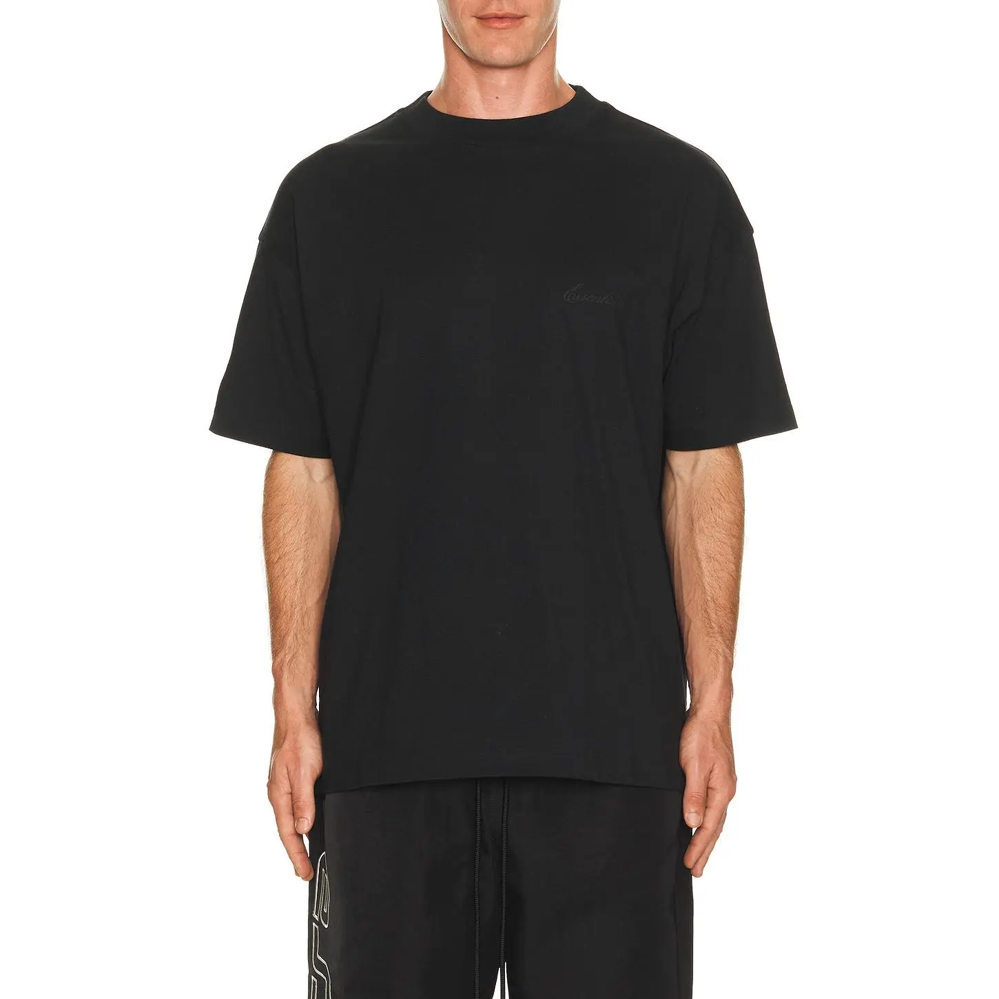 Fear of God ESSENTIALS Classic Short Sleeve Tee in Vintage Black Fear of God ESSENTIALS Classic Short Sleeve Tee in Vintage Black