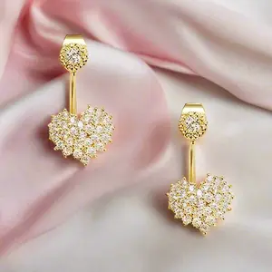 Sweet Heart Diamond Option Earrings