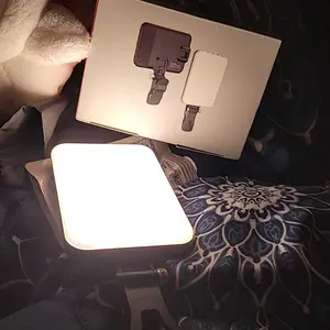 Product Review of 1 Set Portable Front & Back Phone Clip Selfie Fill Light, 2200mAh Rechargeable & 7 Lighting Mode Clip-on LED Selfie Light For Smartphone, Tablet, Laptop #TOP PICKS from C**e