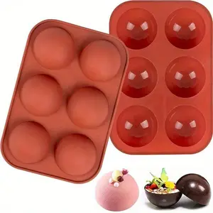 1PC 3D Ball Round Half Sphere Silicone Molds for DIY Baking Pudding Mousse Chocolate Cake Mold Kitchen Accessories Tools