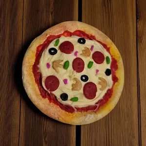 Handmade Pizza Phone Grip Polymer Clay Resin Pizza Gift Adhesive Mag Plate Options High Quality Resin