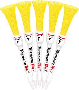 Tornado Tee Neon Yellow High Performance 3.25" Golf Tee