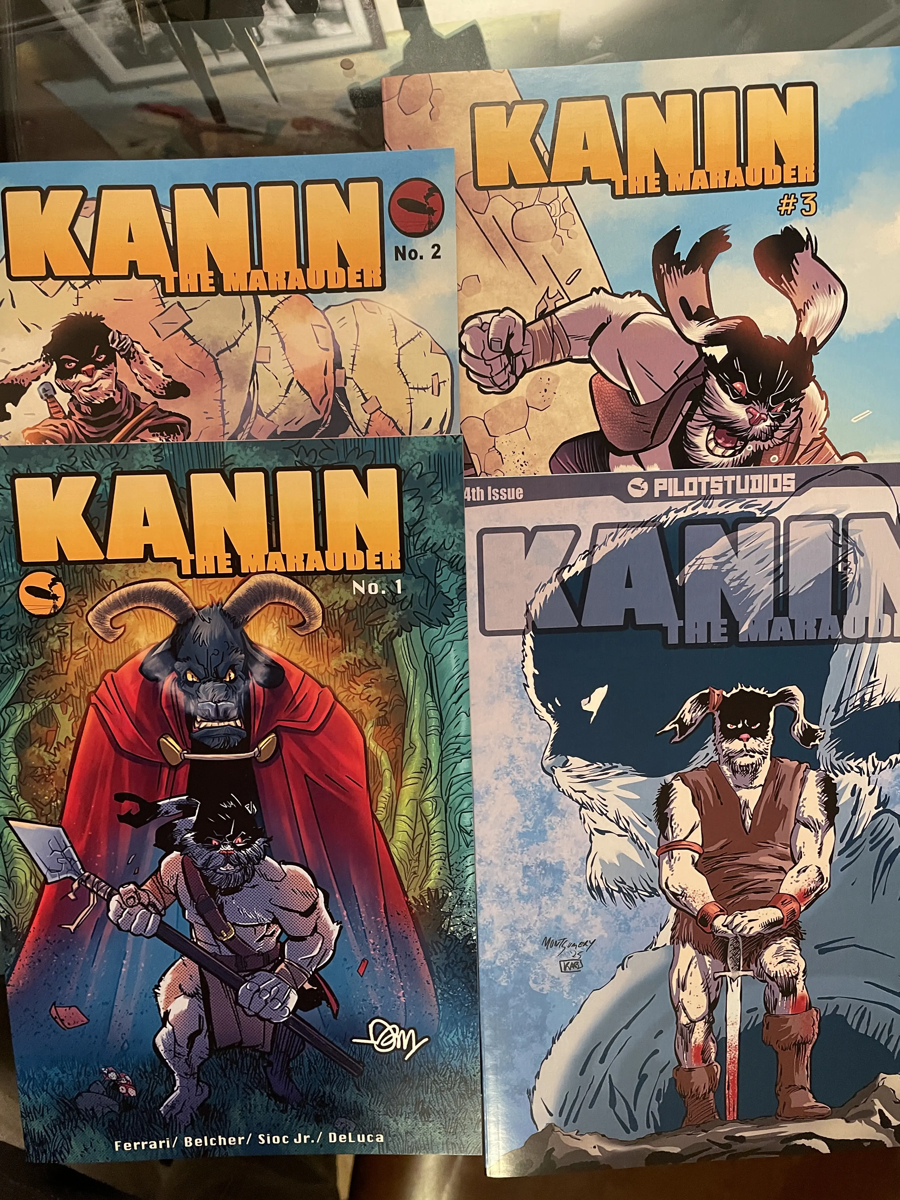 Kanin The Marauder #1-4 BUNDLE