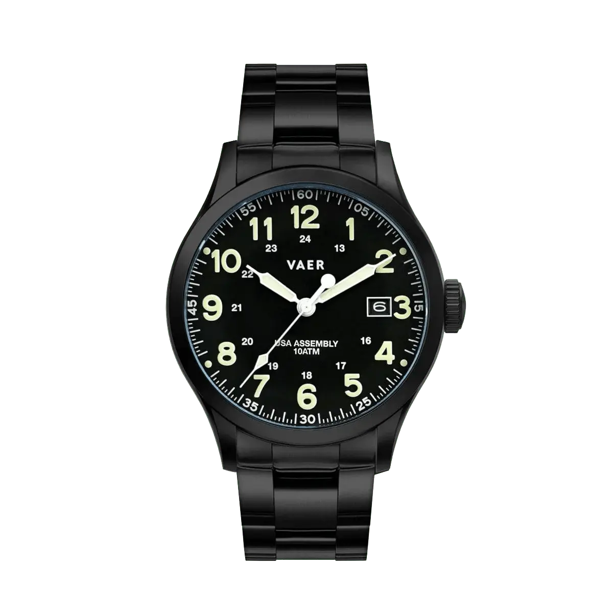 C5 Tactical Field Solar Watch 40mm | USA Assembled Aesthetic Watch with Sapphire Crystal, 100m Water Resistance &  Interchangeable Straps - Solar Powered Analog Wristwatch for Men - Perfect Gift for Birthday & Anniversary