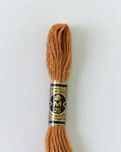 DMC Embroidery Stranded Thread - Six-Strand Embroidery Floss - 436 - Metallic Teddy