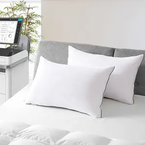 Bed Pillow For Hospital Hotel Grand Medium Firm Queen Size Hotel Collection Luxury Bed Pillows Set Of 2 Pack Cooling Breathable Down Alternative Machine Washable Sleeping Home Decoration Pillows For Side Sleeper