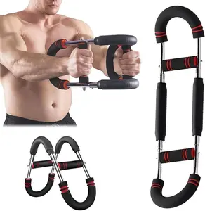 Red Twister Arm Trainer, Adjustable Resistance Arm Exerciser, Chest Exerciser for Men, Fitness and Training Equipment, Portable Chest Workout Equipment, Arm Trainer for Men.