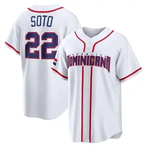 Men’s Juan Soto #22 Jersey – 2026 Dominican Republic World Baseball Classic White Stitched Fan Shirt #Baseballjersey
