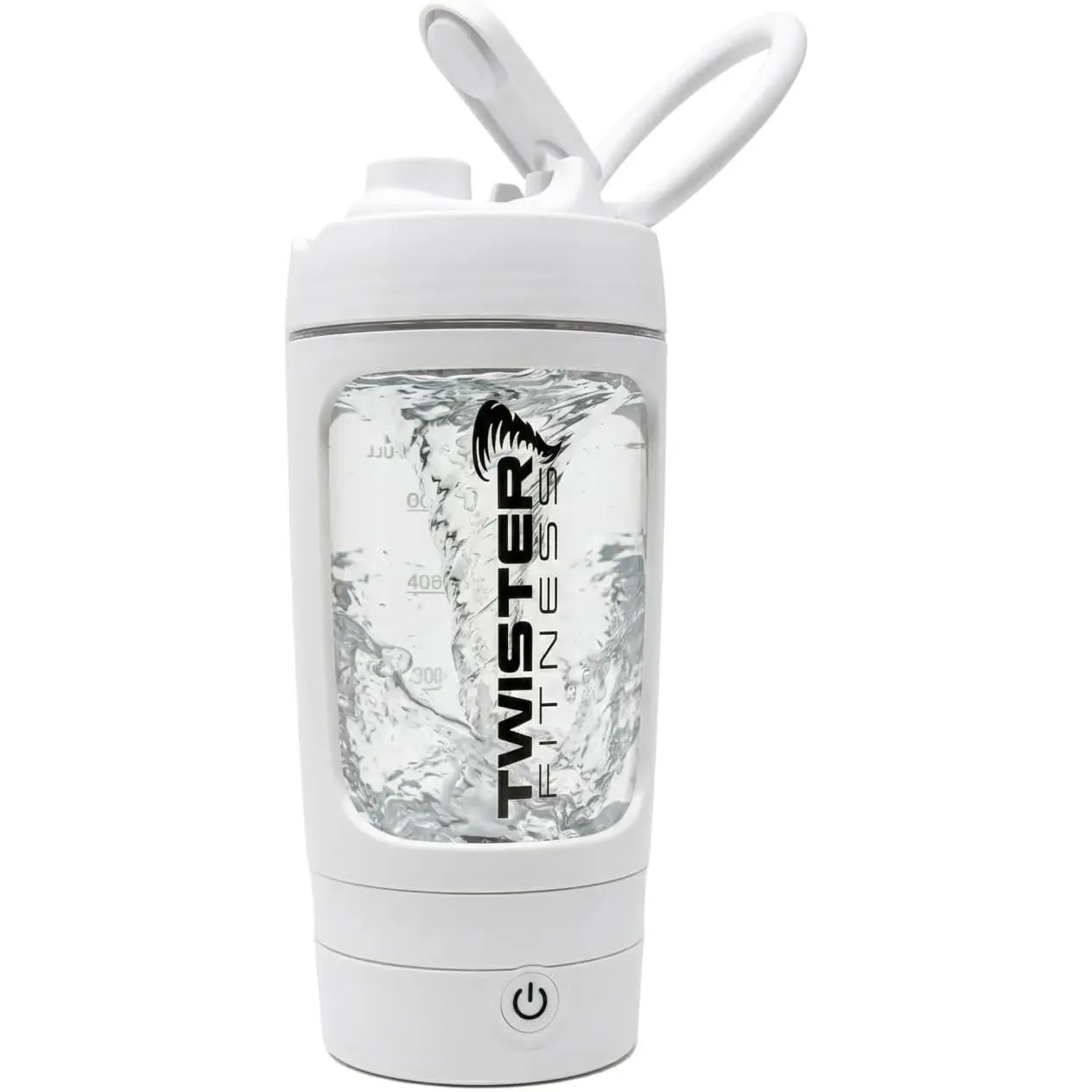 PULSE Electric Protein Shaker Bottle – White | 21 oz USB-C Rechargeable