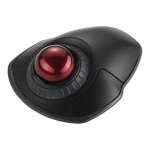 Kensington Computer  Trackball Legacy Continues with Latest Addition to Patented Orbit - Black & Red