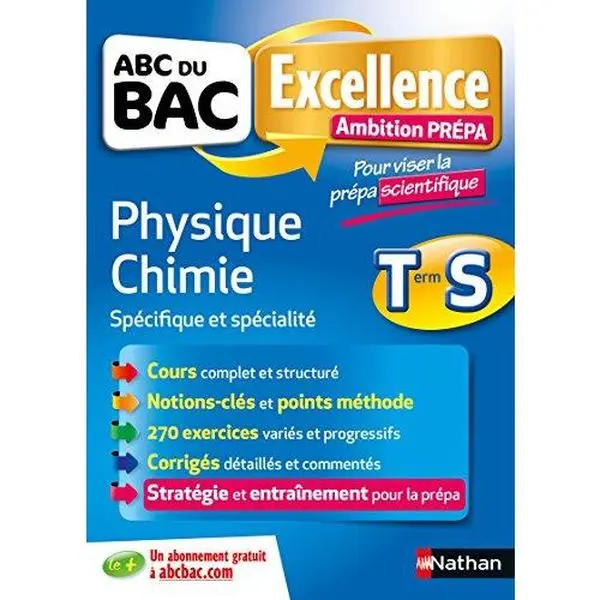 USED-ABC Excellence - Ambition Prépa - Physique Chimie Terminale S - Prépa Scientifique by Djaffer Adeny (Hardcover)