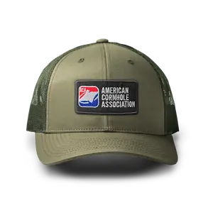 ACA Olive Richardson Snapback Trucker Hat with Classic ACA Logo Patch